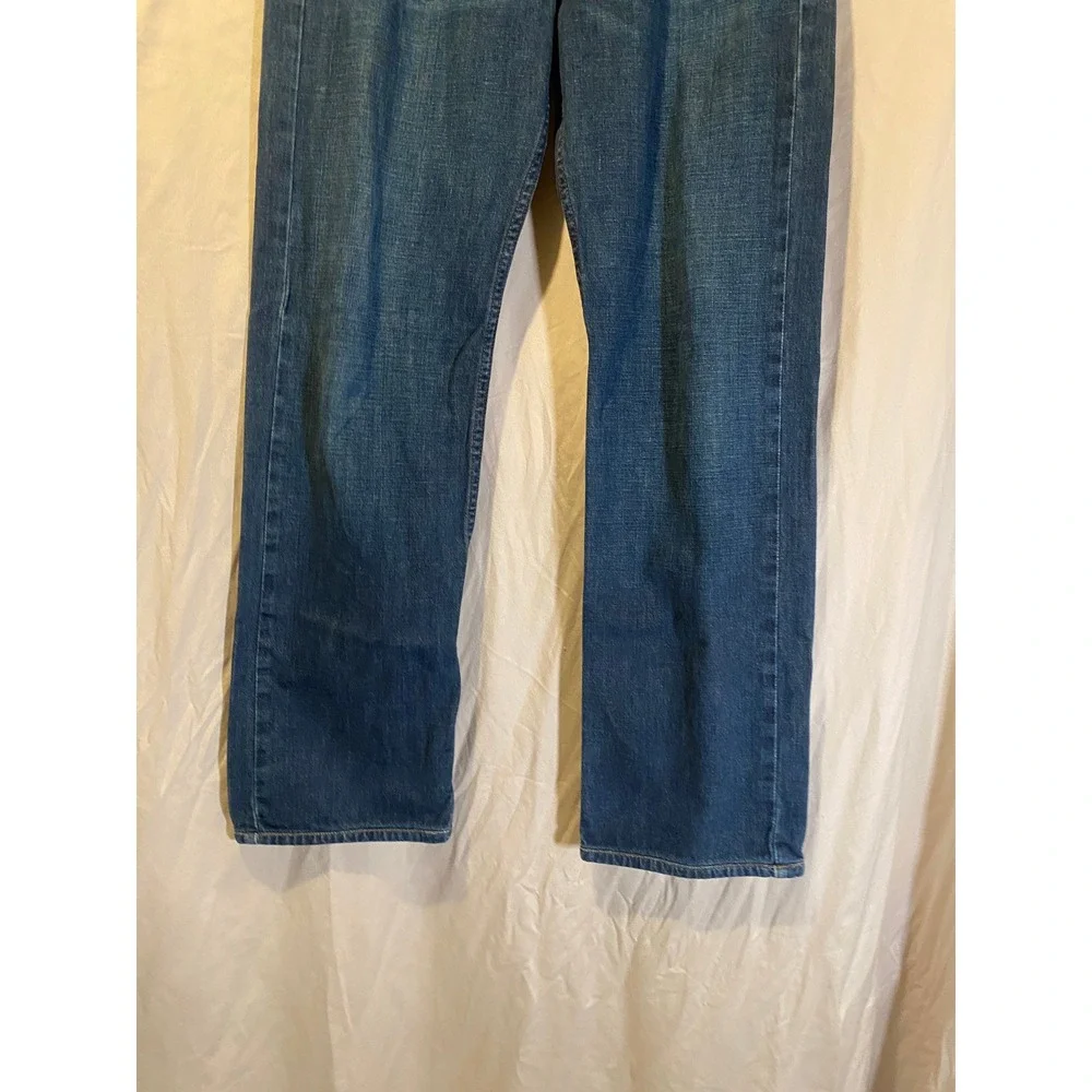 Levis 569 Loose Straight Jeans Mens 32x34 Blue Denim Dark Wash